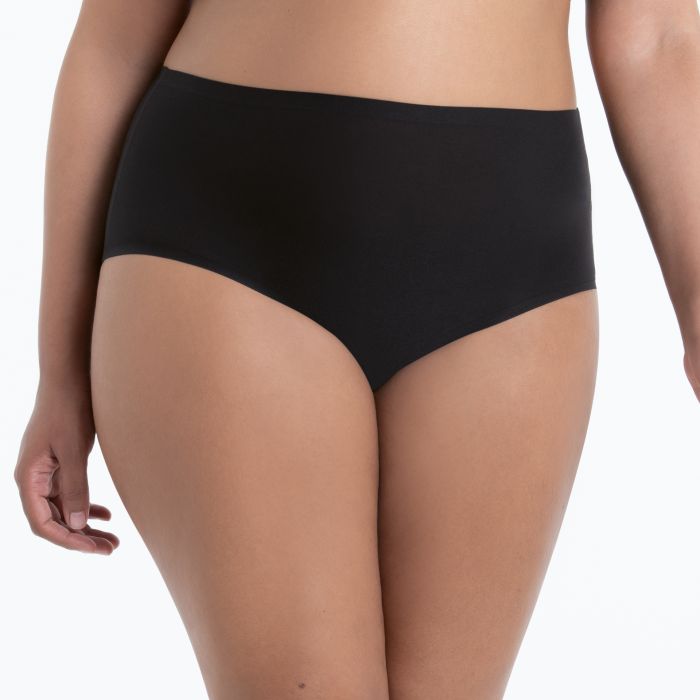 4er-Pack Soft Stretch Taillenslip Schwarz, Haut & Champagne 36-52 - Vera Meyer