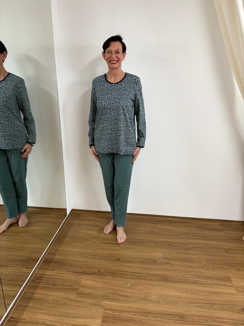 Polka Dot Loungewear Top - Vera Meyer