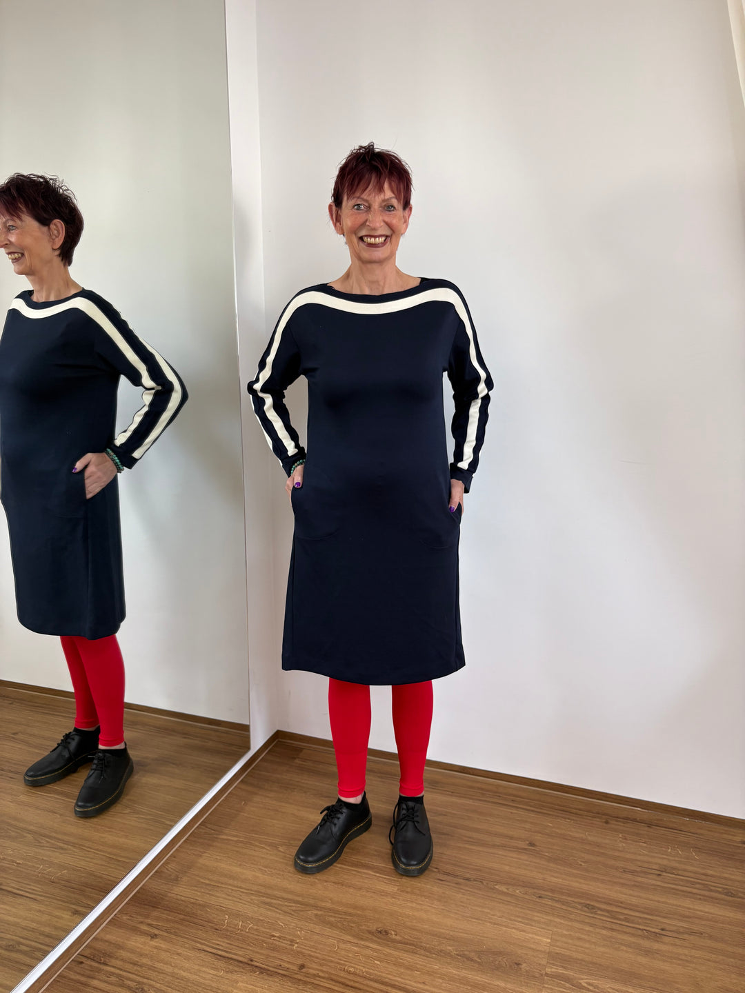 Kleid mit Streifen Look - Vera Meyer
