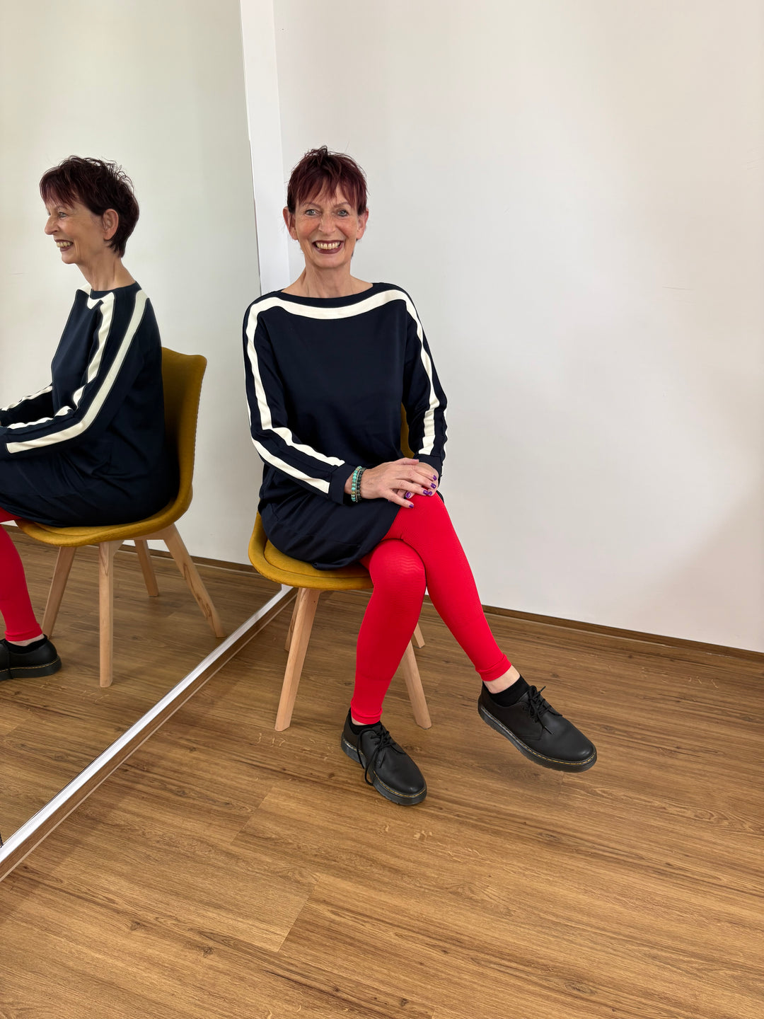 Kleid mit Streifen Look - Vera Meyer