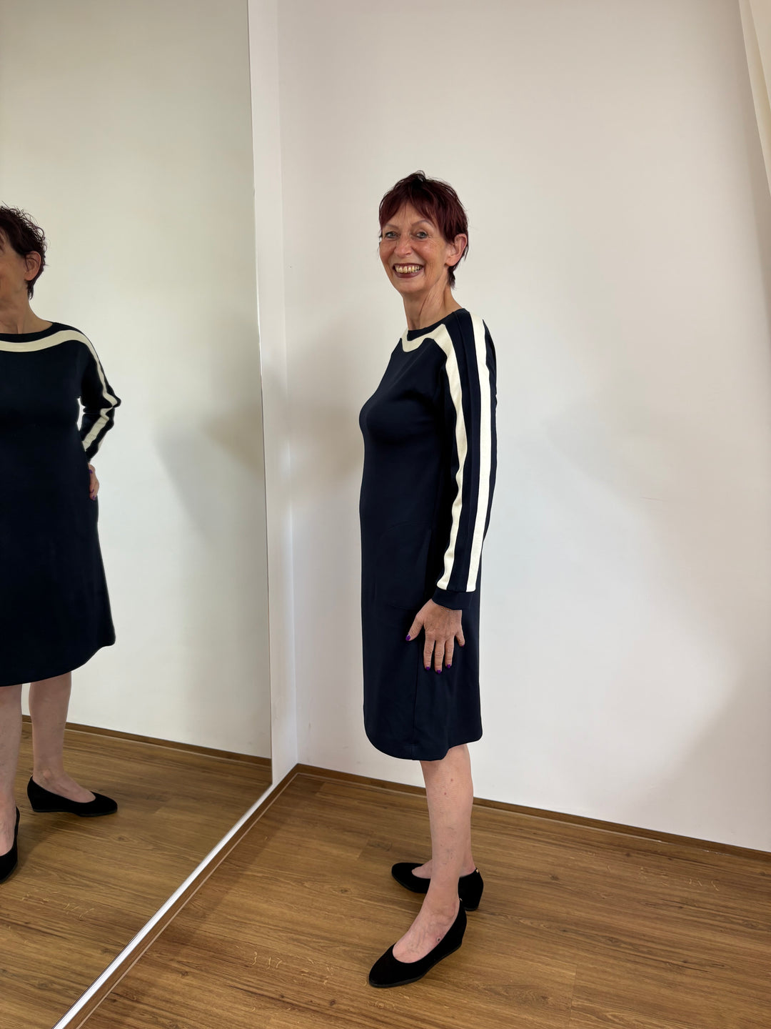 Kleid mit Streifen Look - Vera Meyer