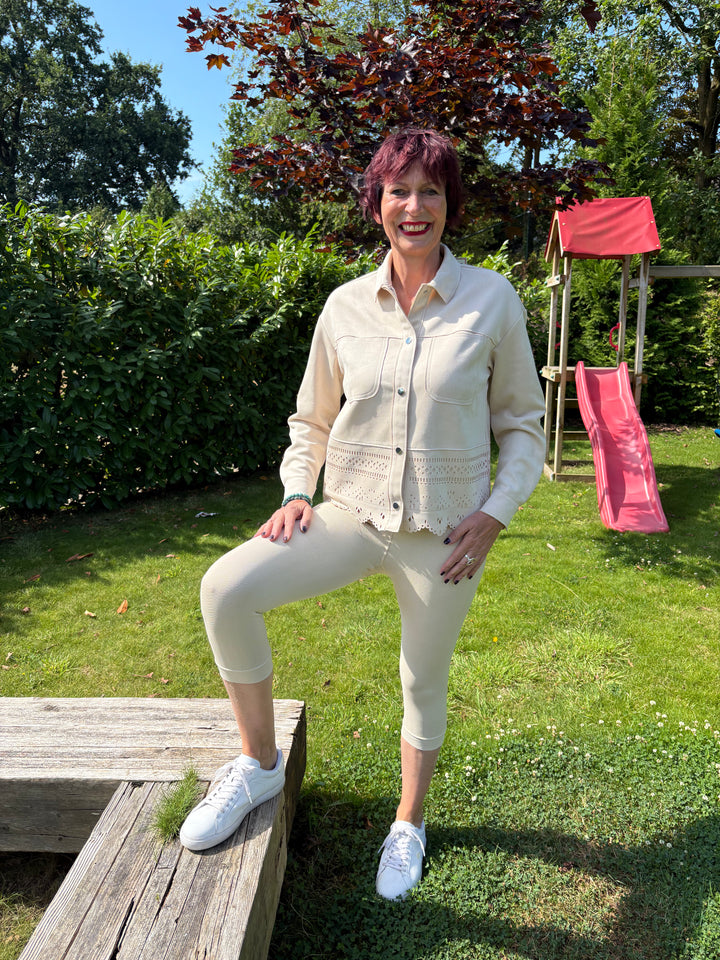 Silber Welle Kompressions Capri 40-95kg Gewicht  Klasse1