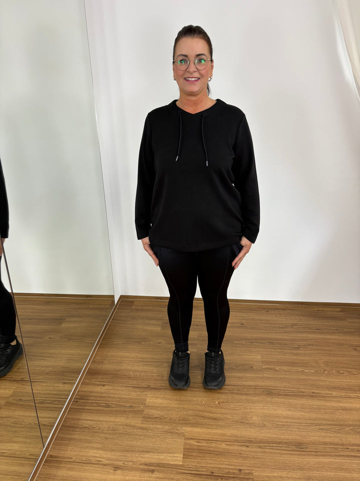 Black Sweatshirt - Vera Meyer