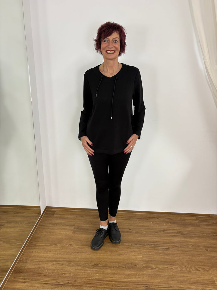 Black Sweatshirt - Vera Meyer
