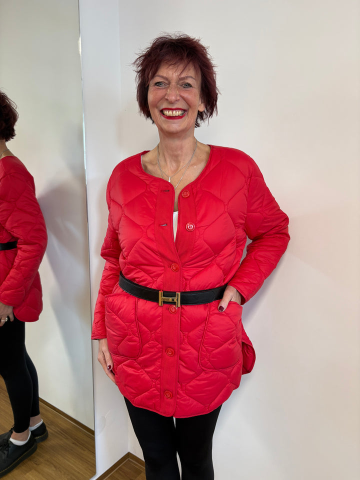 Red Quilted Jacket - Vera Meyer
