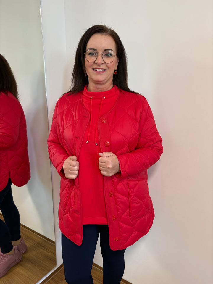 Red Quilted Jacket - Vera Meyer