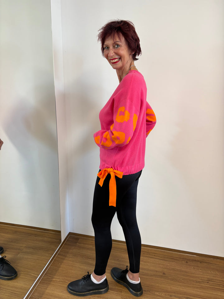 Colorful knit sweater - Vera Meyer