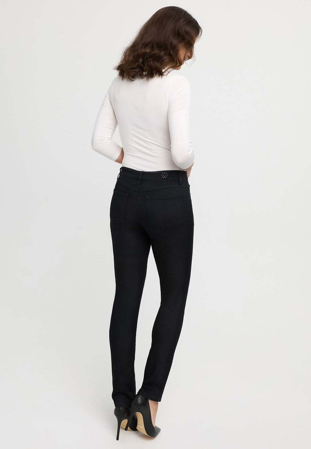 Wunderjeans Regulär Schwarz - Vera Meyer