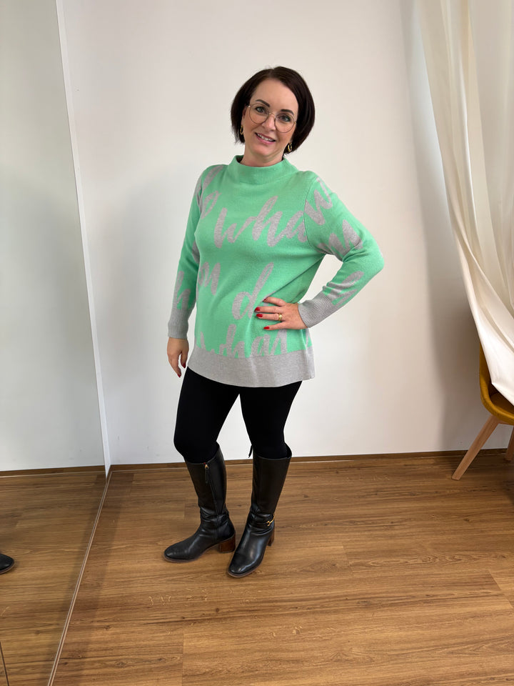 Grüner Strickpulli - Vera Meyer