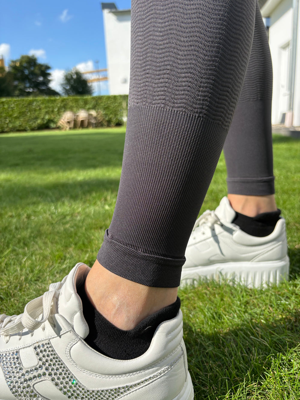 Silver Wave Compression Leggings Curvy, 55 - 150KG Weight, Class 1 - Vera Meyer